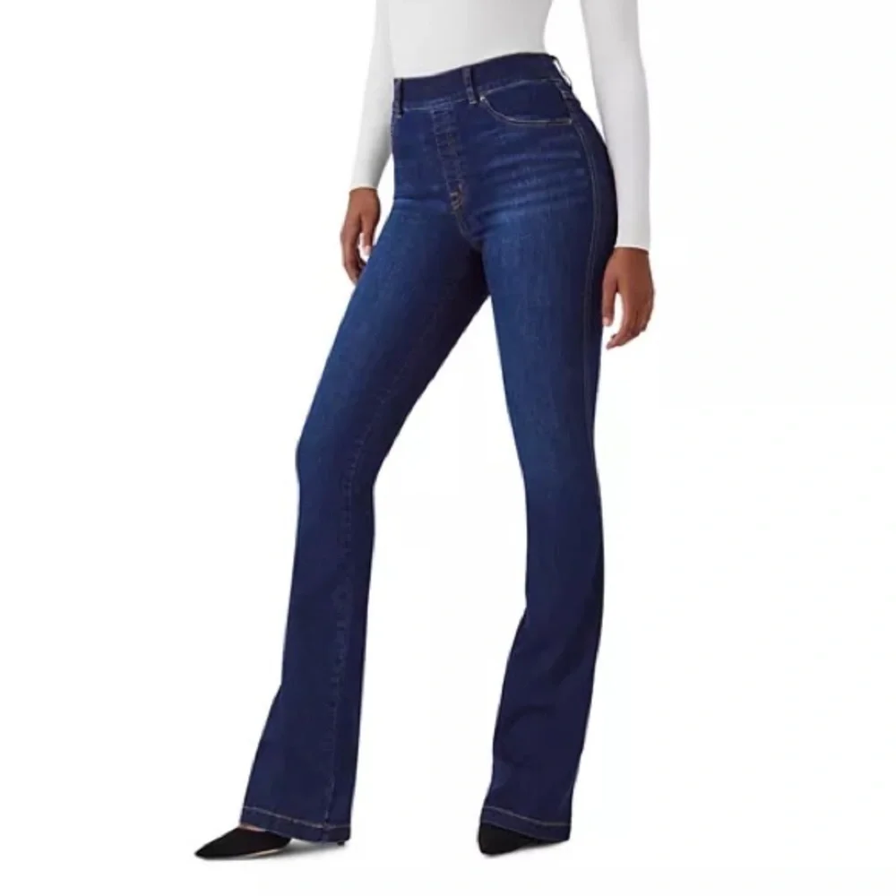 SPANX High Waist Flare Jeans size Small - Picture 2 of 12